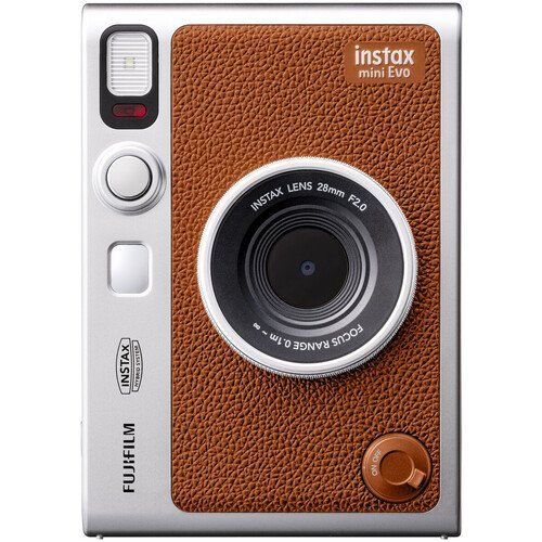 Jual FUJIFILM INSTAX MINI EVO Hybrid Instant Camera (Brown)