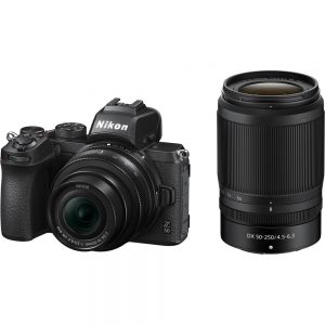 Nikon Z50 Mirrorless Camera with 16-50mm and 50-250mm Lenses + Nikon SB-300