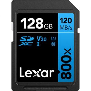 Lexar 128GB High-Performance 800x UHS-I SDXC Memory Card