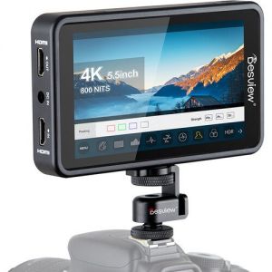 Desview R5II 5.5" On-Camera Touch Monitor + 2 Unit F550 Battery