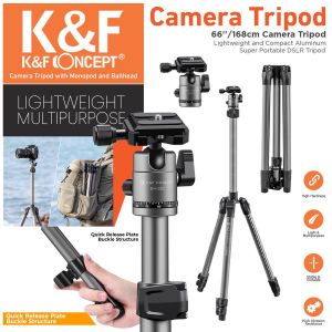 K&F Concept Camera Aluminum Tripod F263A4