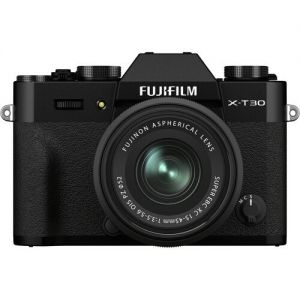 FUJIFILM X-T30 II Mirrorless Digital Camera with 15-45mm Lens Black & Silver