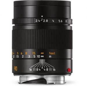 Leica Summarit-M 90mm f2.4 Lens (Black)