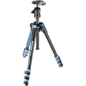Manfrotto MKBFRA4L-BH BeFree Compact Travel Aluminum Alloy Tripod (Blue)