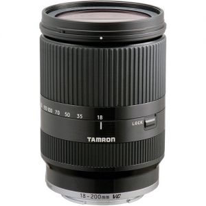 Tamron 18-200mm F/3.5-6.3 Di III VC Lens for Sony E Mount Cameras (Silver&Black)