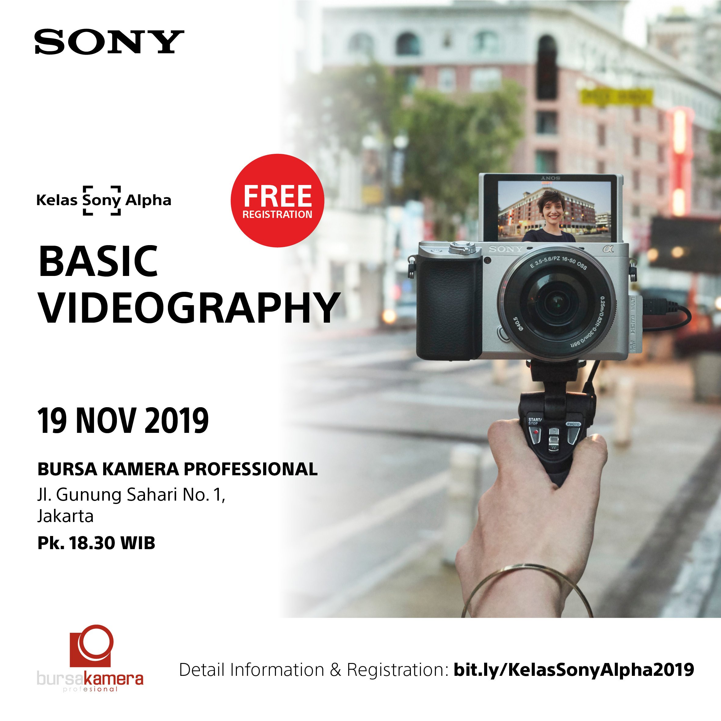 Kelas Sony Alpha Basic Videography